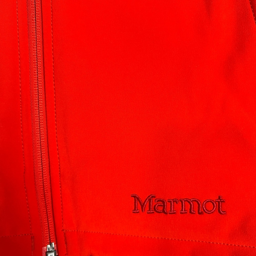 Marmot Women's Red Full Zip Softshell Jacket Size… - image 5